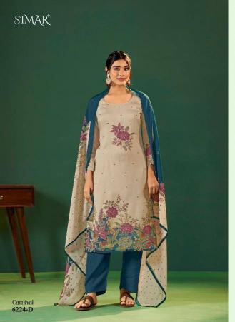 Glossy simar carnival delhi wholesale market dress material